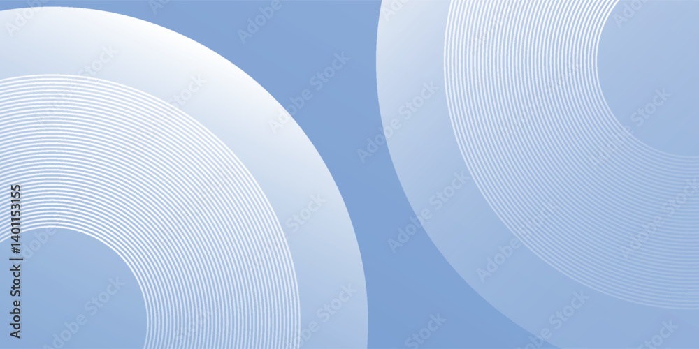 Fototapeta premium Modern background blue with circle elements. Digital technology abstract