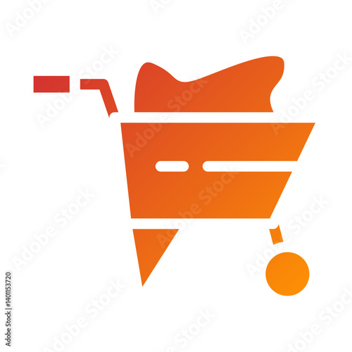Wheelbarrow Icon Style