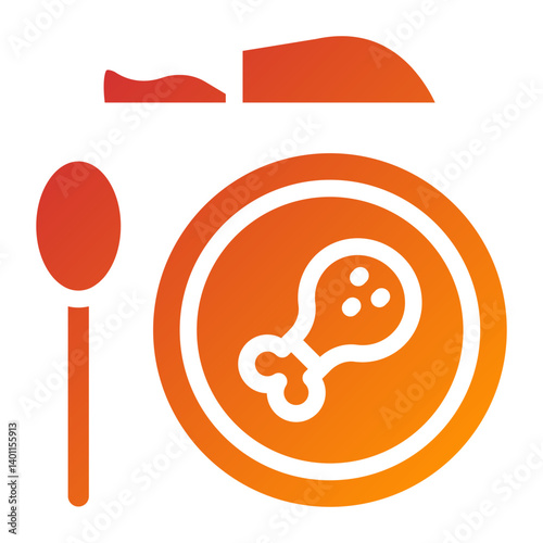 Dinner Icon Style