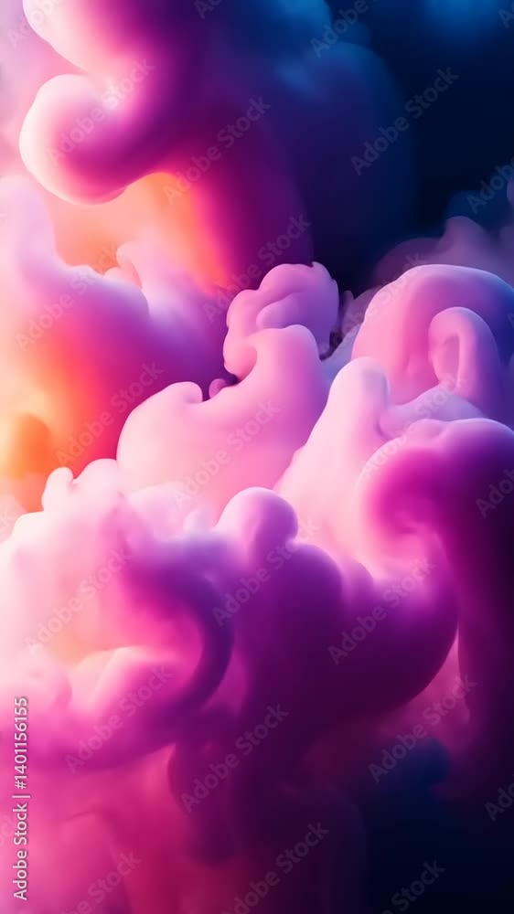 Ethereal Swirls of Color: A Dreamlike Smoke Art Ethereal Swirls of Color: A Dreamlike Smoke Art