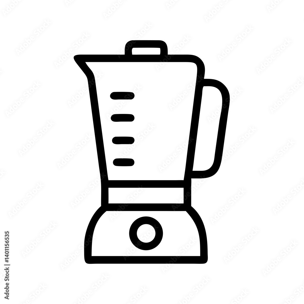 Electric Blender for Guest Use Icon Design Electric Blender for Guest Use Icon Design