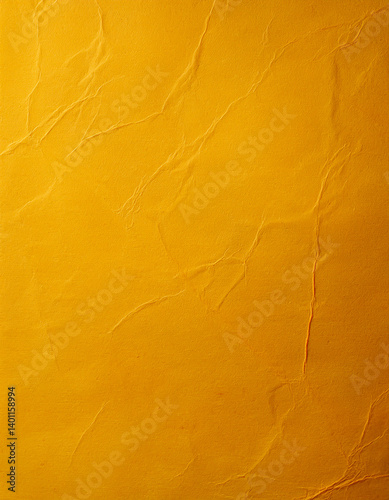 Yellow paper background. with yellow crumpled paper texture. abstract background, high quality, wallpaper ,High resolution photo