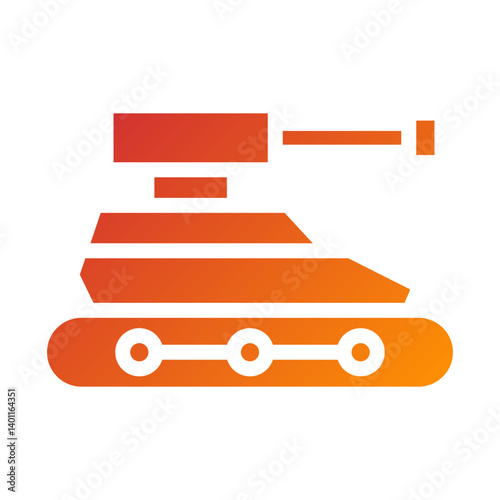 Army Tank Icon Style