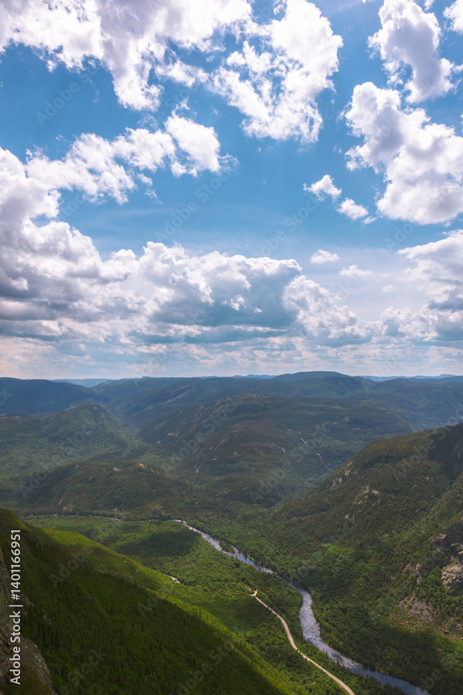 Obraz premium Landscape of a national park in Quebec