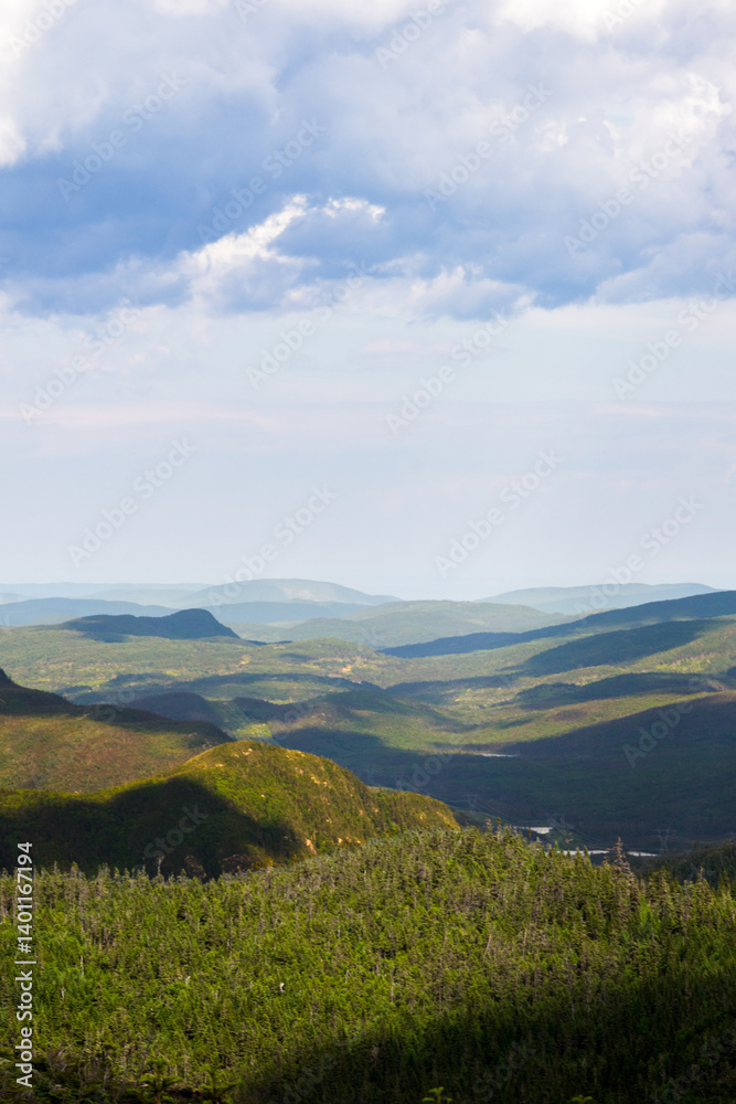 Fototapeta premium Landscape of a national park in Quebec