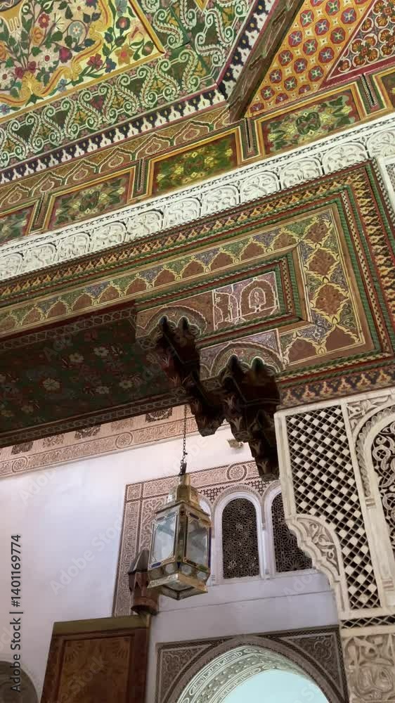 Verzierungen im Bahia Palast, Marrakesch