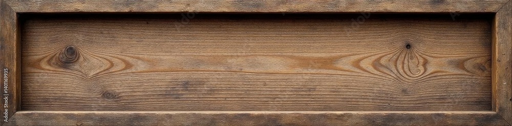 Rustic aged wooden frame, distressed texture, isolated , isolated, design element, wood texture