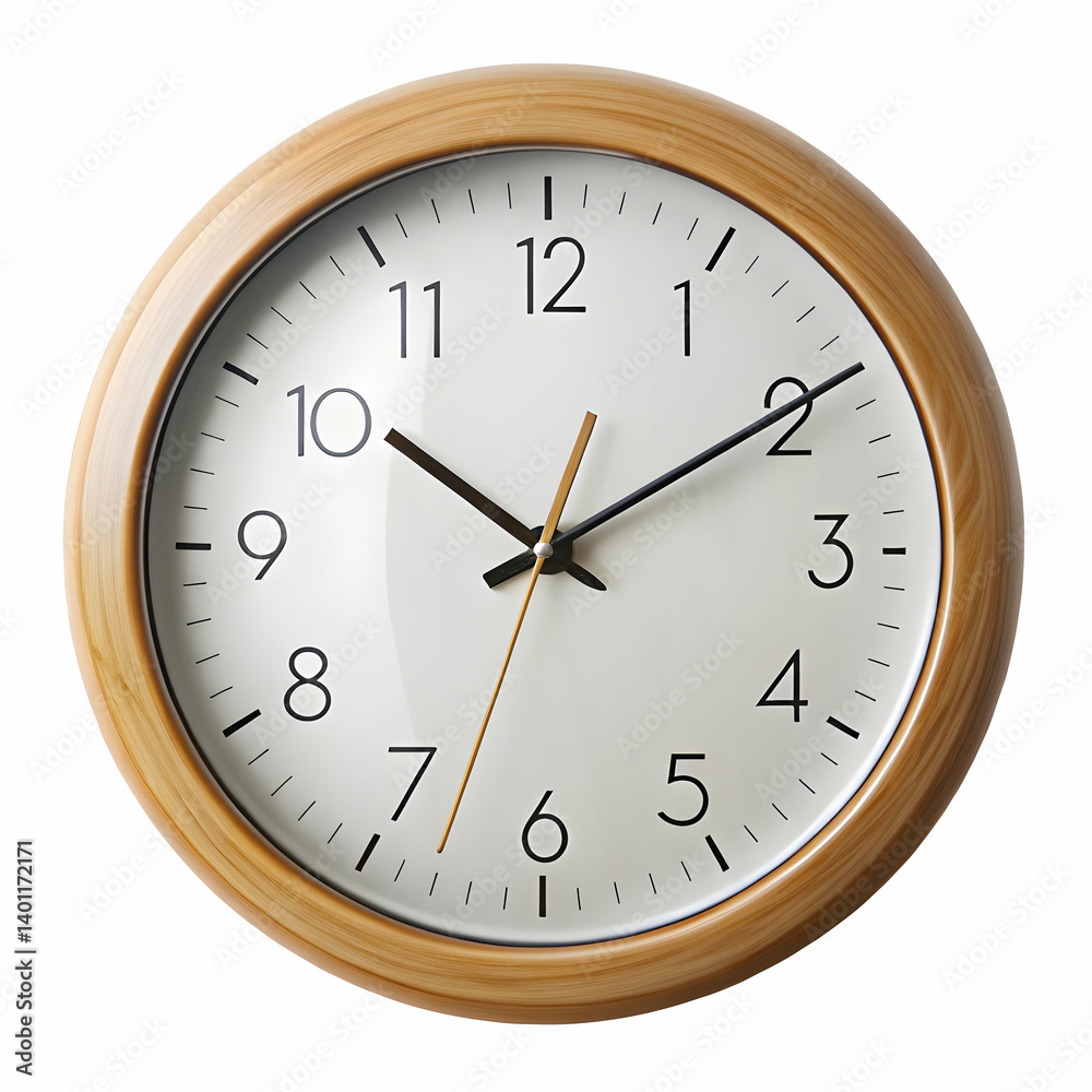 wall clock isolated on white wall clock isolated on white