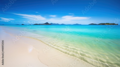 Wallpaper Mural Blurred beach seascape image for travel posters Torontodigital.ca