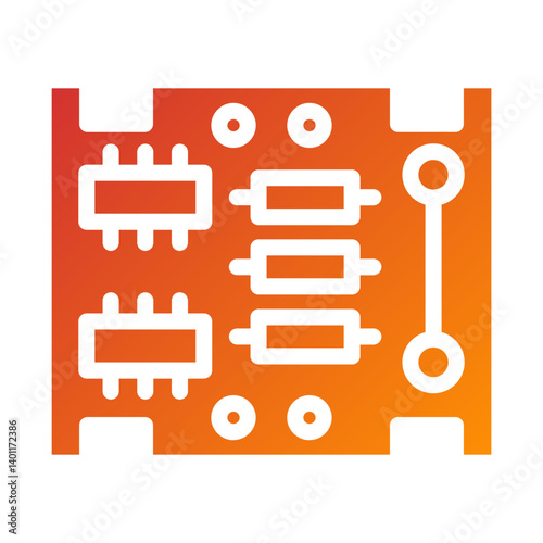 Pcb Board Icon Style