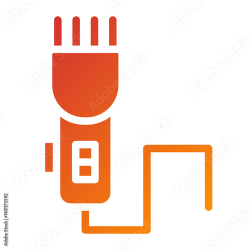 Electric Shaver Icon Style