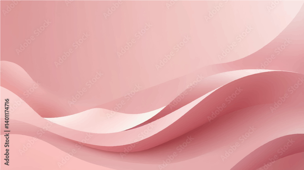 Abstract soft pink shapes background
