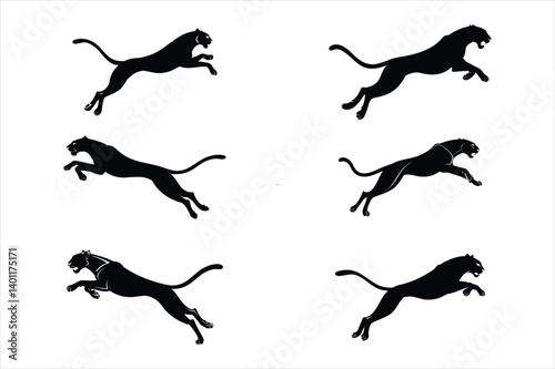 Cheetah silhouette
