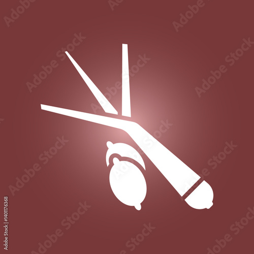 Lemongrass trendy icon royal abstract vector illustration colorful artwork lovely design