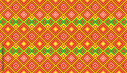 Dancing Flames and Golden Dawn â€“ The Story Woven in Lao Threads