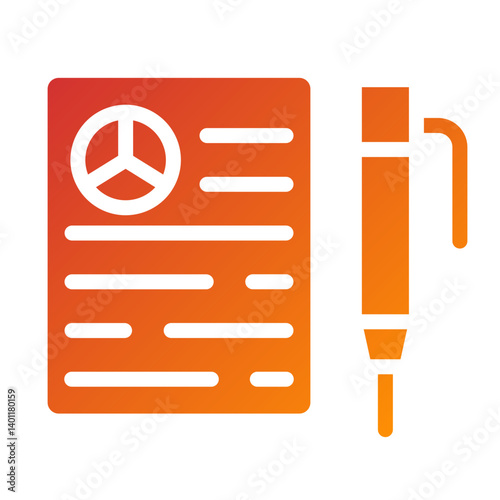 Peace Treaty Icon Style