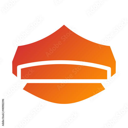 Police Hat Icon Style