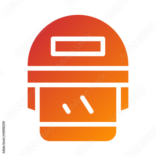 Police Helmet Icon Style