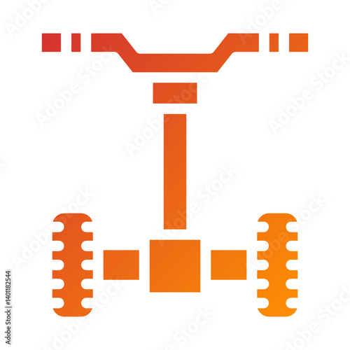 Police Segway Icon Style
