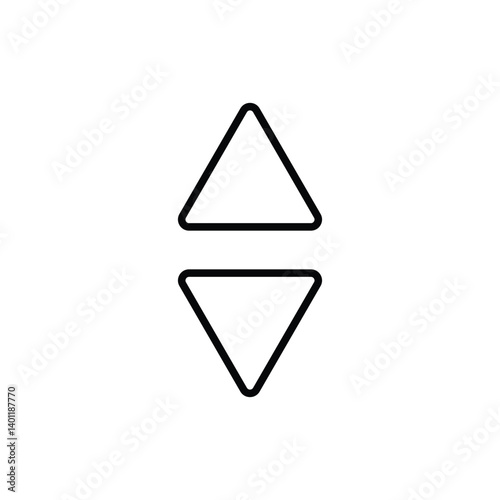 Free Download up down arrow button icon vector - GFXLoad
