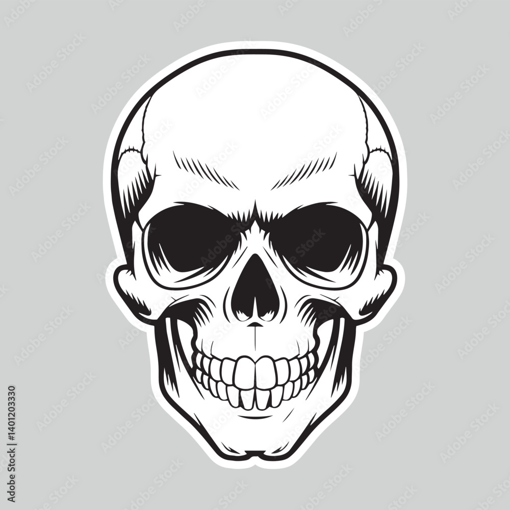A skull with a skull and a black background with spots A skull with a skull and a black background with spots