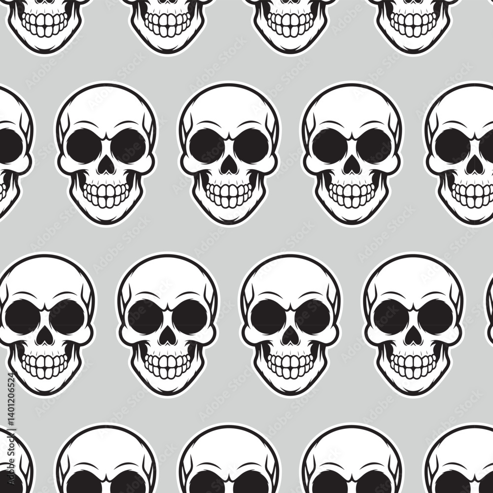 A skull with a skull and a black background with spots A skull with a skull and a black background with spots