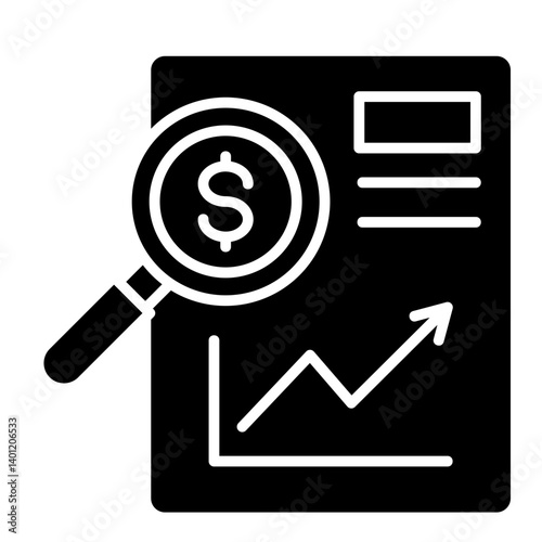 Equity Analysis  Icon Element For Design	