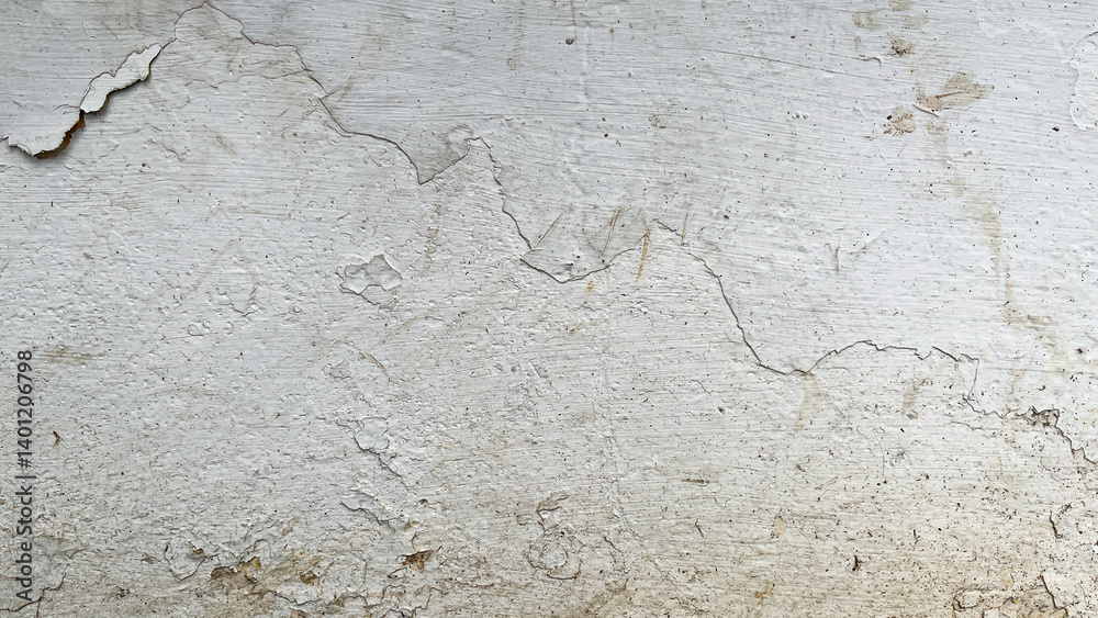 Obraz premium Dirty Wall, Peeling Wall, Cracked Paint