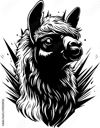 alpaca, giraffe, animal, cartoon, wild, safari, vector, zoo, illustration, mammal, animals, nature, wildlife, zebra, neck, cute, tall, funny, baby, drawing, jungle, art, design, set, fun, elephant