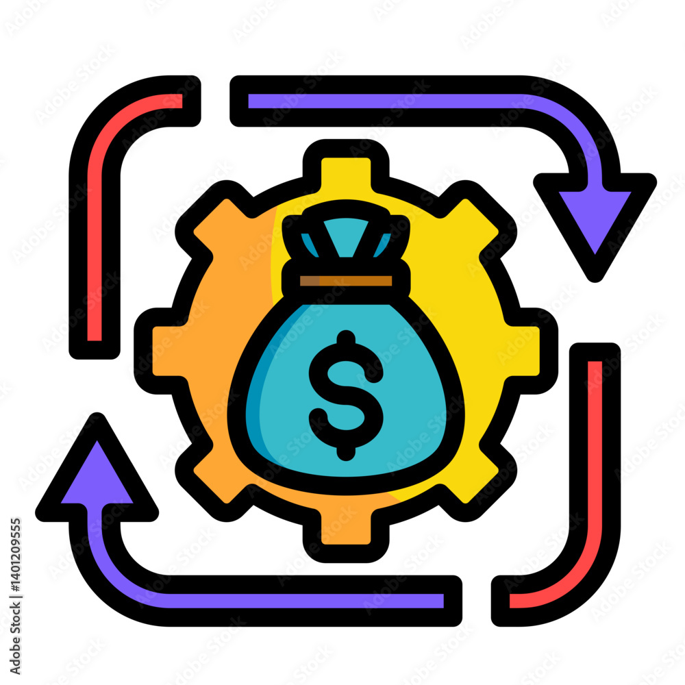 Working Capital Icon Element For Design Working Capital Icon Element For Design