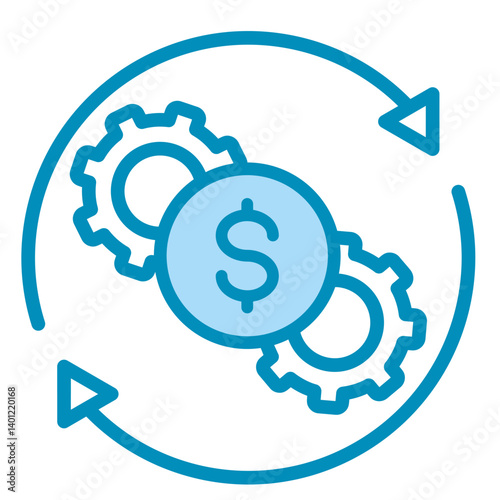 Operating Cash Flow  Icon Element For Design	