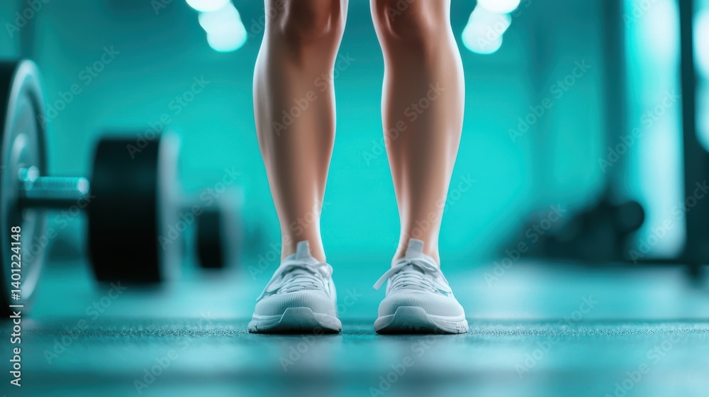 Strength Woman doing squats with a heavy barbell, demonstrating strength and proper form in the gym. Strength Woman doing squats with a heavy barbell, demonstrating strength and proper form in the gym.