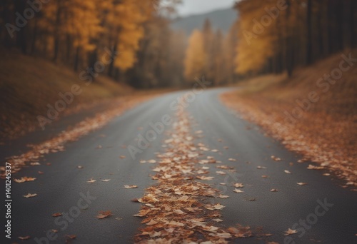 road autumn background colours light tree park forest yellow country countryside highway path season way travel green landscape asphalt sky rural fall alley day foliage environment scenic nature