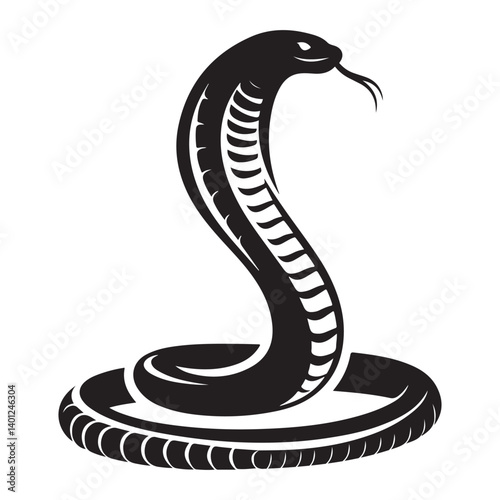 Majestic Cobra Snake Illustration Vector Image Awe Inspiring Design