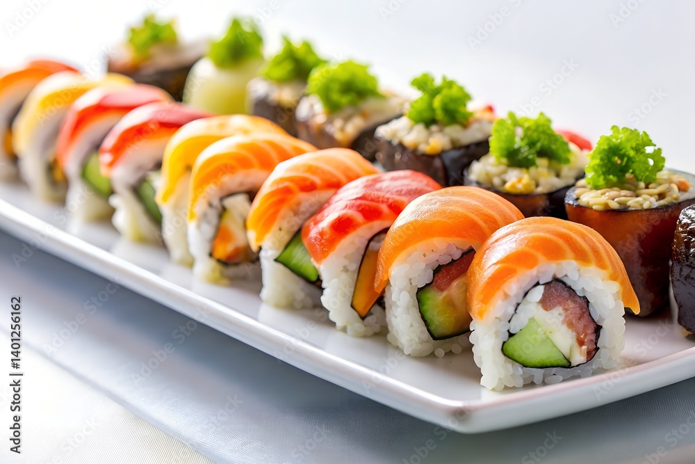 Sushi on a plate Sushi on a plate