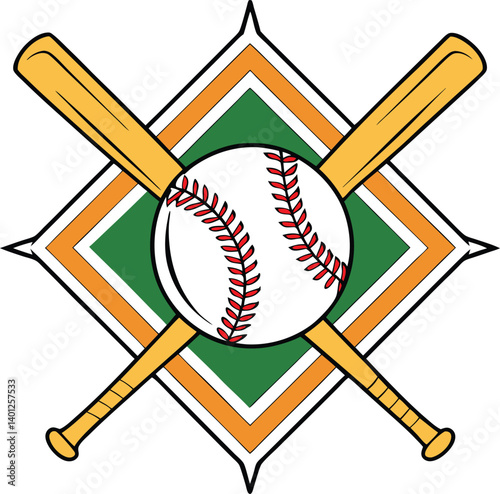 baseball logo design for club