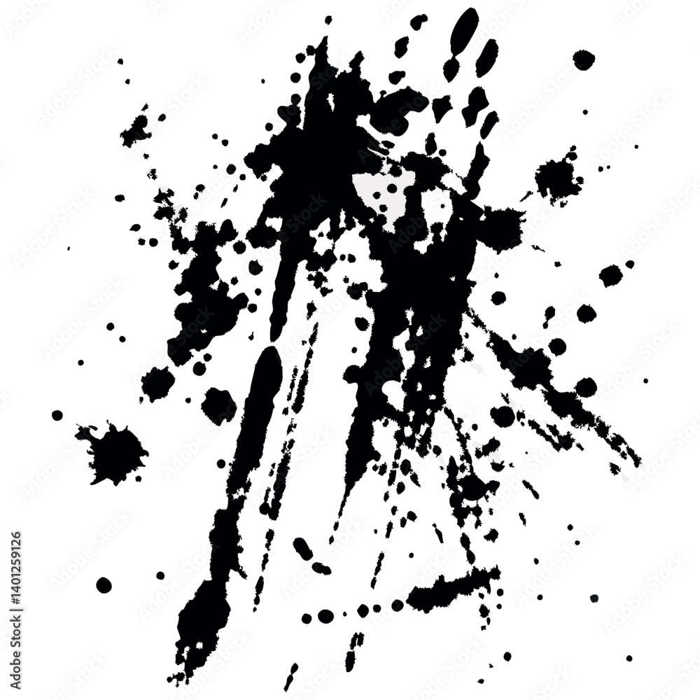 Obraz premium Ink splat grunge background
