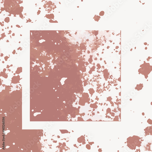 A pink and white background with a lot of spots