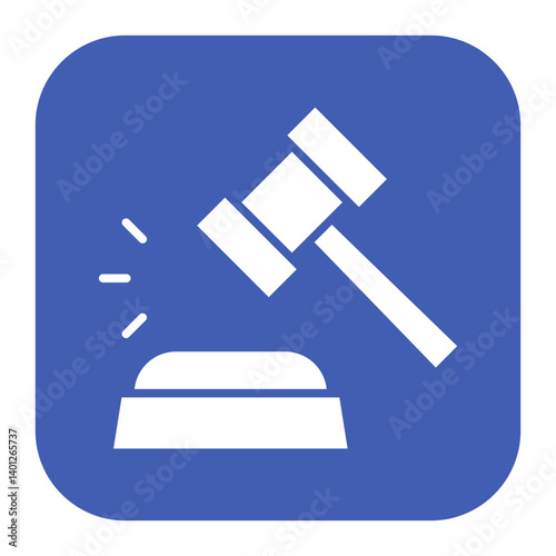 Judge Hammer Icon