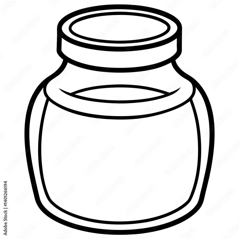 vector illustration of a jar vector illustration of a jar