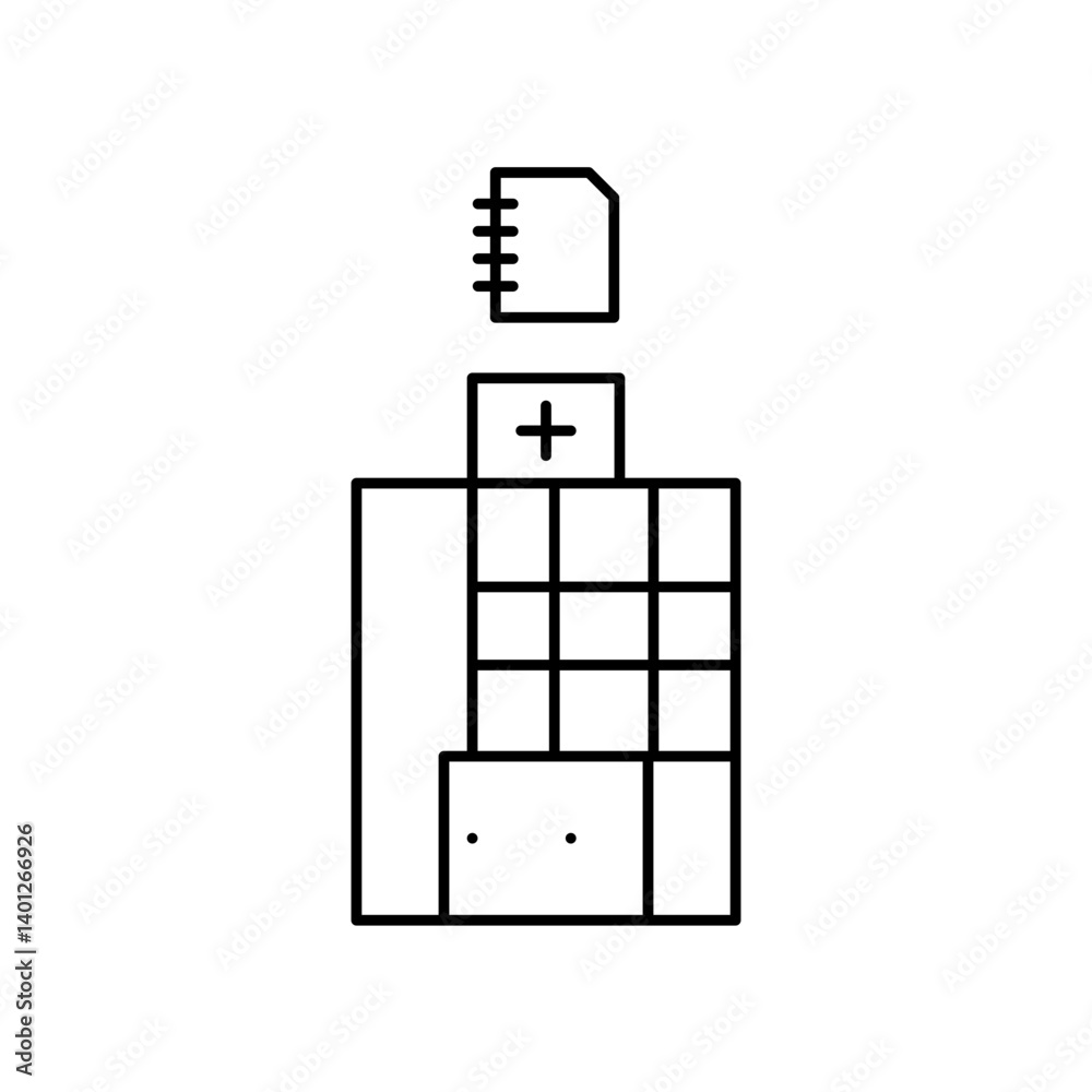 hospital icon design notes hospital icon design notes