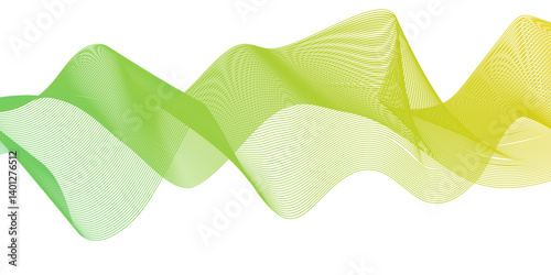 Abstract wavy stripes lines white background. Vector curve line pattern mesh. Technology lines flow and motion energy blend.