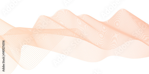 Abstract wavy stripes lines white background. Vector curve line pattern mesh. Technology lines flow and motion energy blend.