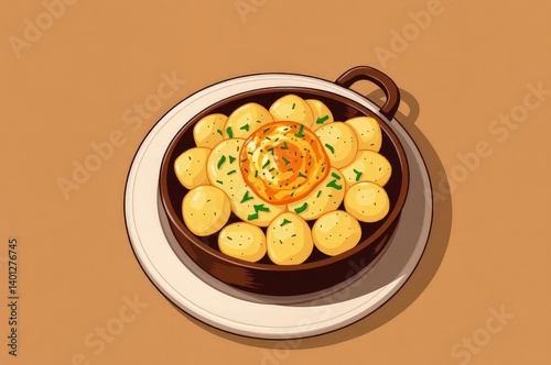Rustic Patatnik in Cast-Iron Skillet photo