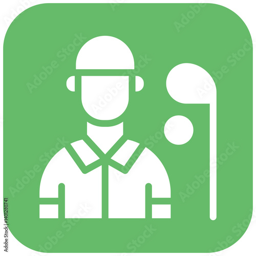 Golf Player Icon