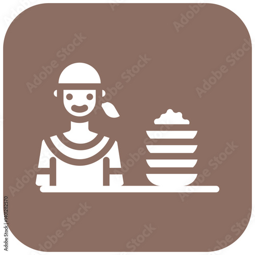 Man Washing Dishes Icon