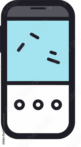 Mobile Device with Customizable Widgets Smartphone with Dual Speaker Sound