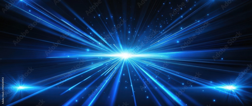 Futuristic blue light speed background featuring streaks of laser beams and glowing lines on a dark backdrop, ideal for technology and innovation themes. Futuristic blue light speed background featuring streaks of laser beams and glowing lines on a dark backdrop, ideal for technology and innovation themes.