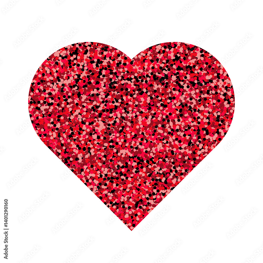 Red heart with glitter texture isolated icon symbol clipart. Heart Day. Elements for valentine day. Mother day. PNG with transparent background. Clipping path. Flat lay Red heart with glitter texture isolated icon symbol clipart. Heart Day. Elements for valentine day. Mother day. PNG with transparent background. Clipping path. Flat lay