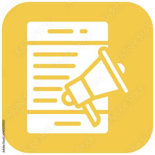 Mobile Marketing Icon